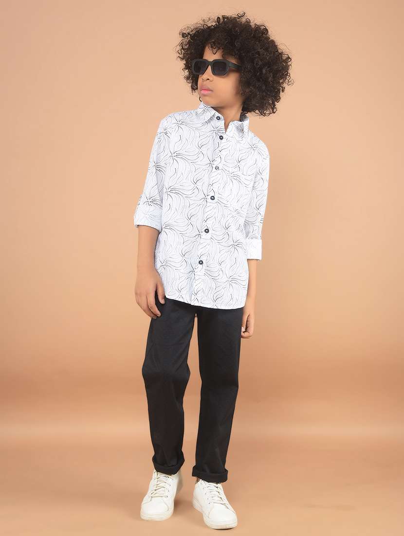 boys solid long sleeve shirt - 21635457 -  Standard Image - 4