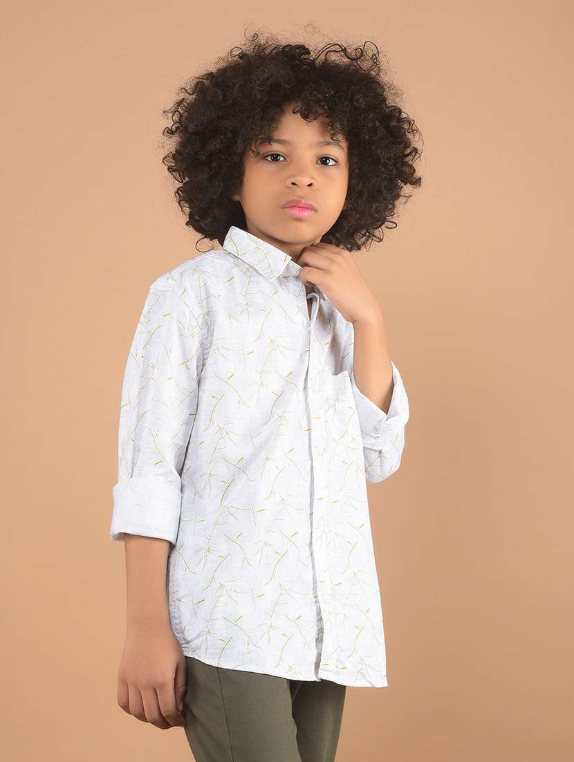 boys printed long sleeve shirt - 21635459 -  Standard Image - 1