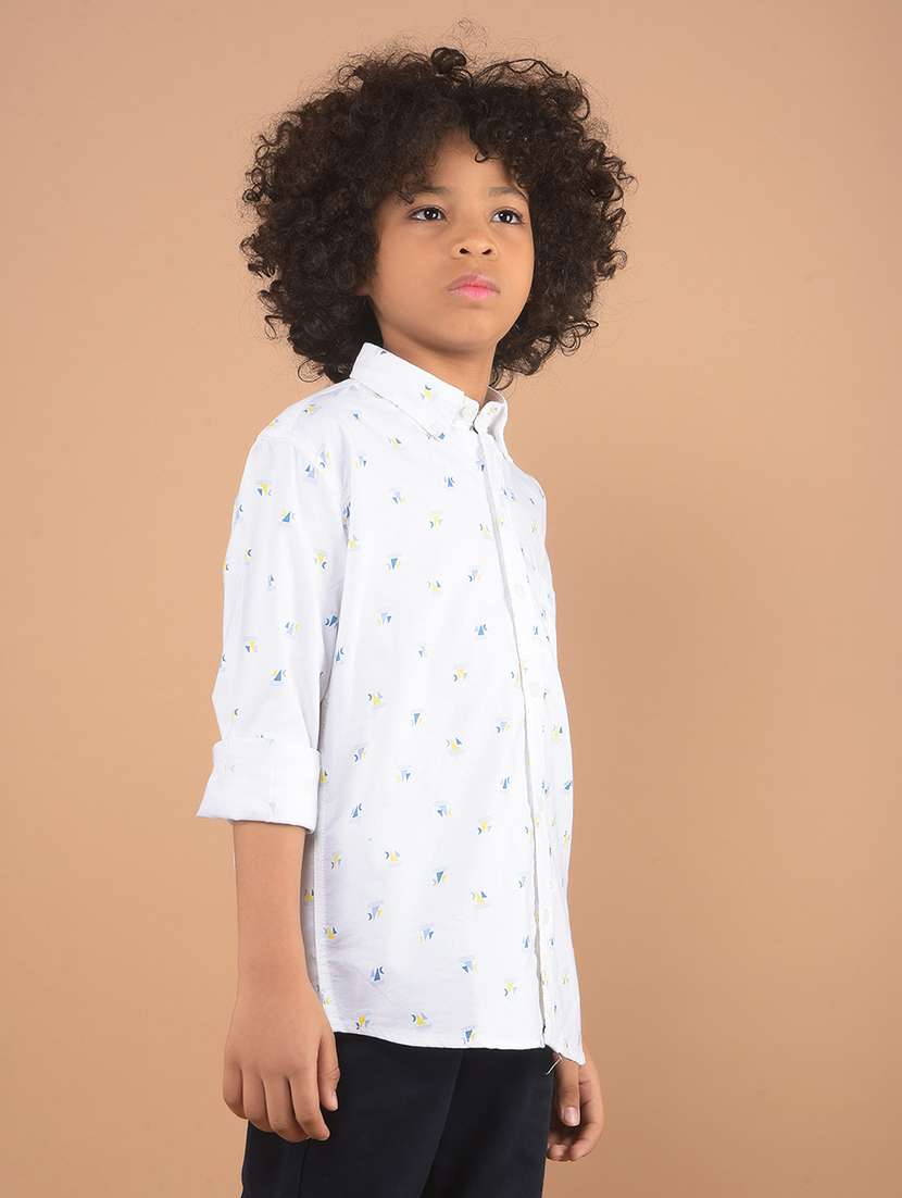 boys printed long sleeve shirt - 21635460 -  Standard Image - 1