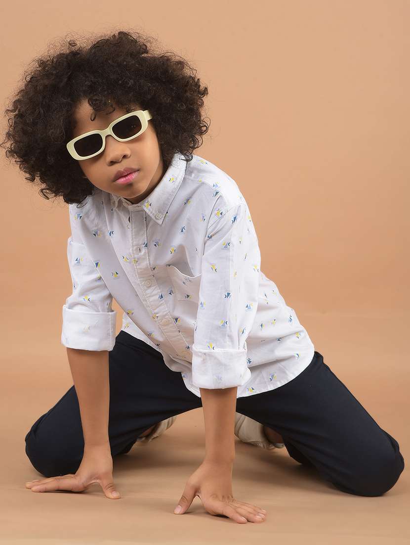 boys printed long sleeve shirt - 21635460 -  Standard Image - 4