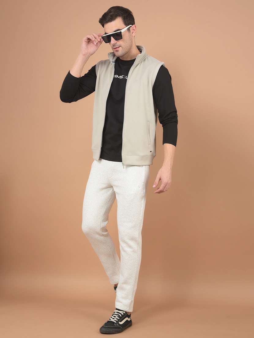 men solid ankle length track pant - 21635502 - Standard Image - 4