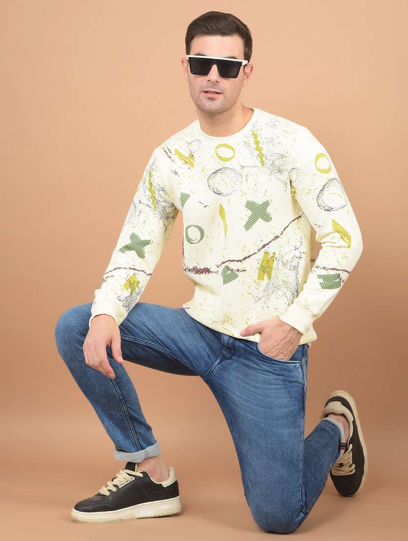 men printed long sleeves sweatshirt - 21635505 -  Standard Image - 4