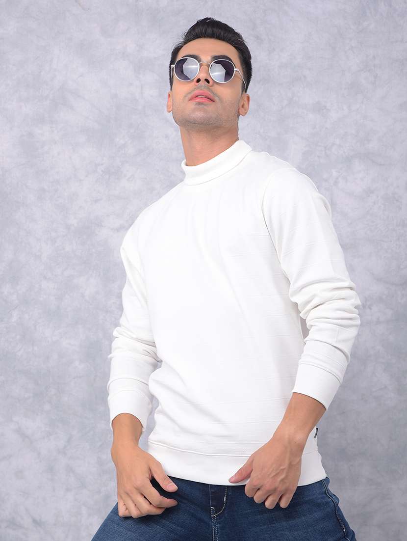men solid long sleeve sweatshirt - 21635509 -  Standard Image - 1