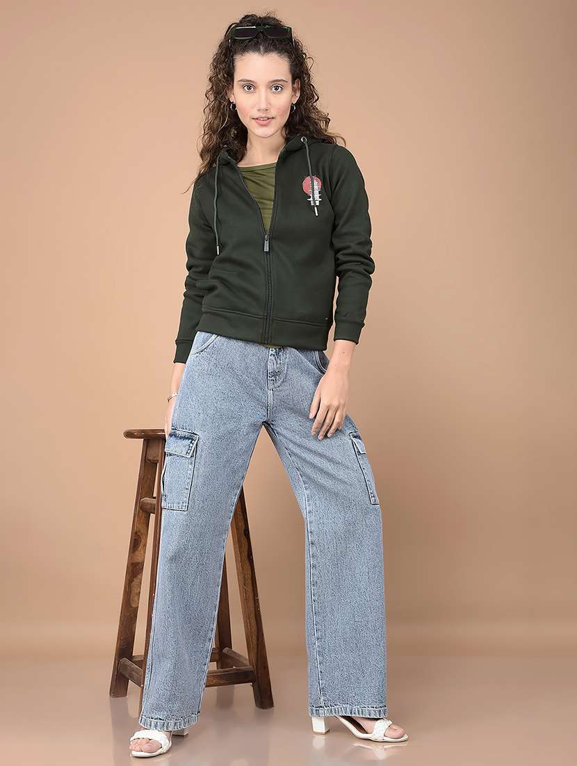 women back print long sleeve sweatshirt - 21635660 -  Standard Image - 4