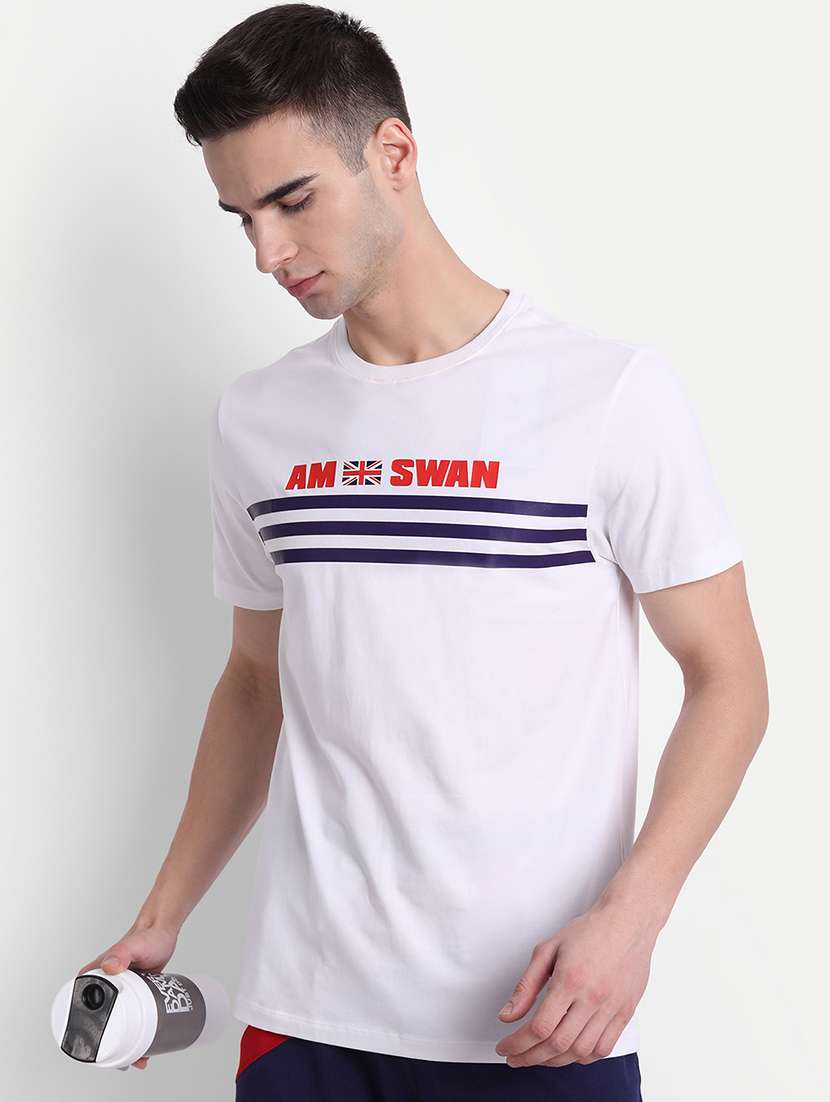 men regular fit printed short sleeve t-shirt - 21635873 -  Standard Image - 1