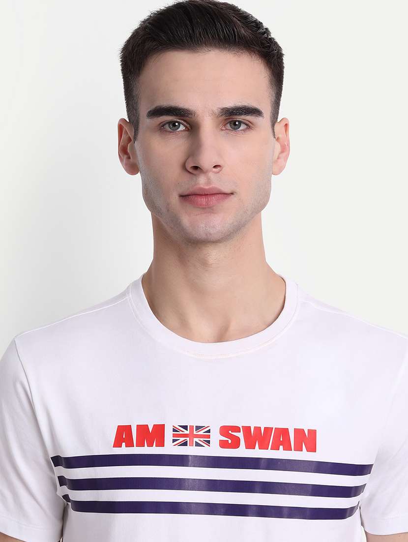 men regular fit printed short sleeve t-shirt - 21635873 -  Standard Image - 4