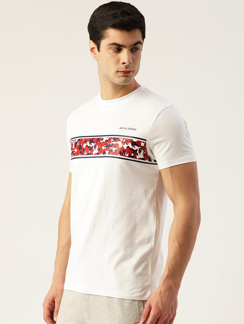men regular fit printed short sleeve t-shirt - 21635875 - Standard Image - 1
