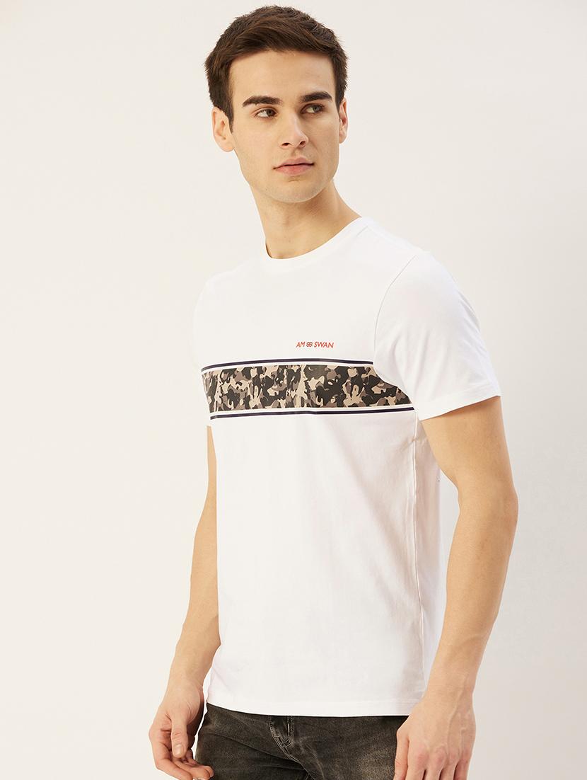 men regular fit printed short sleeve t-shirt - 21635876 - Standard Image - 1