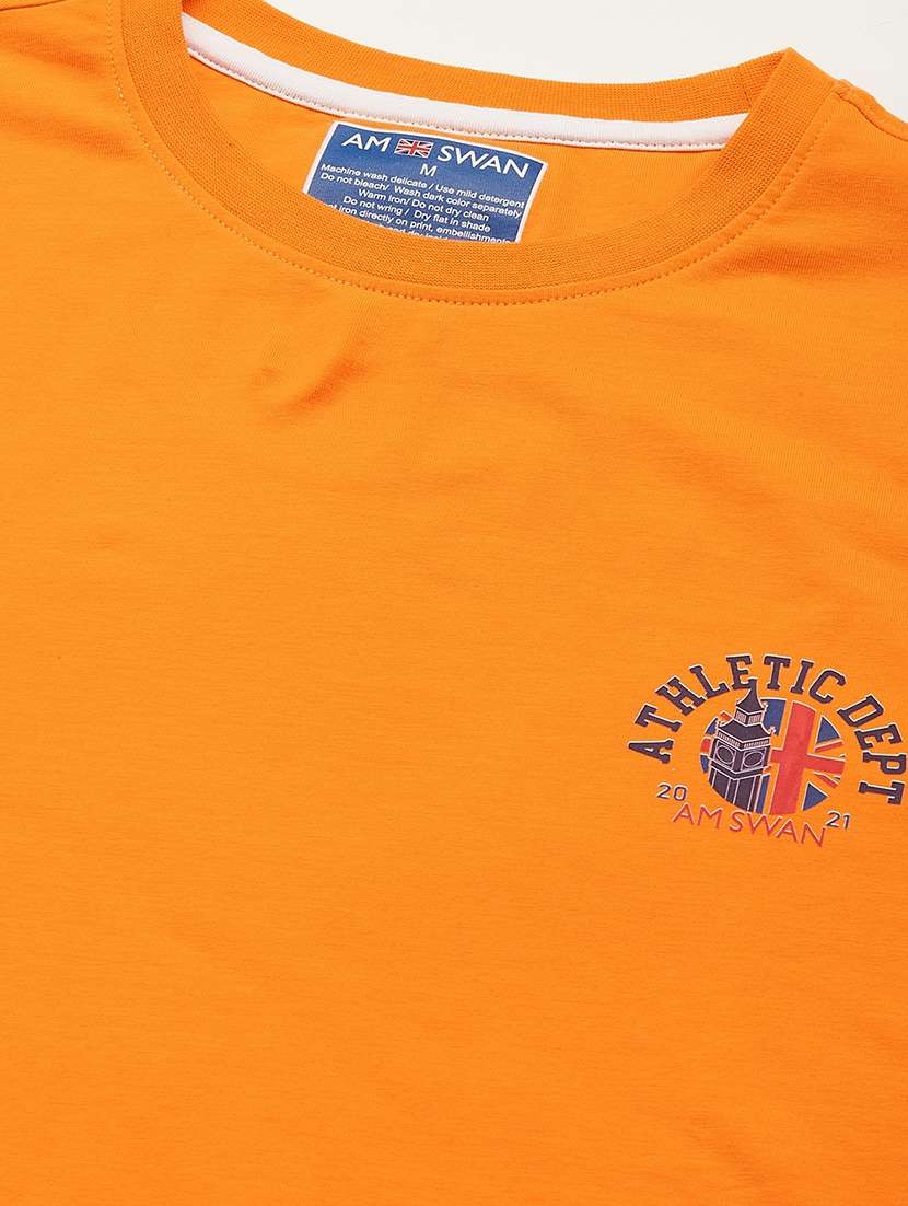 men regular fit printed short sleeve t-shirt - 21635895 - Standard Image - 4