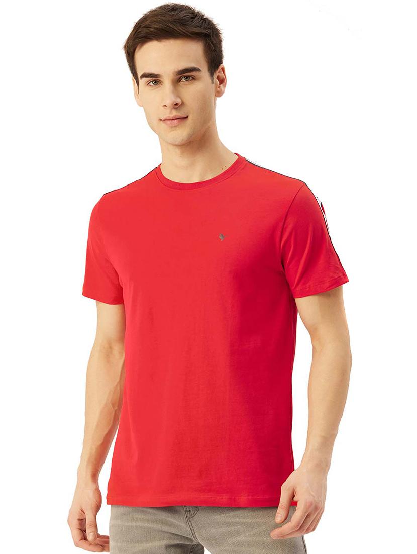 men regular fit plain short sleeve t-shirt - 21635901 - Zoom Image - 0