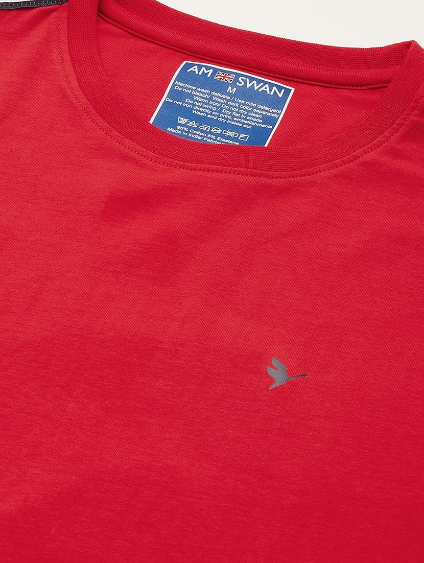 men regular fit plain short sleeve t-shirt - 21635901 - Standard Image - 4