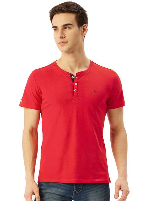 men regular fit solid short sleeve t-shirt - 21635902 -  Standard Image - 0