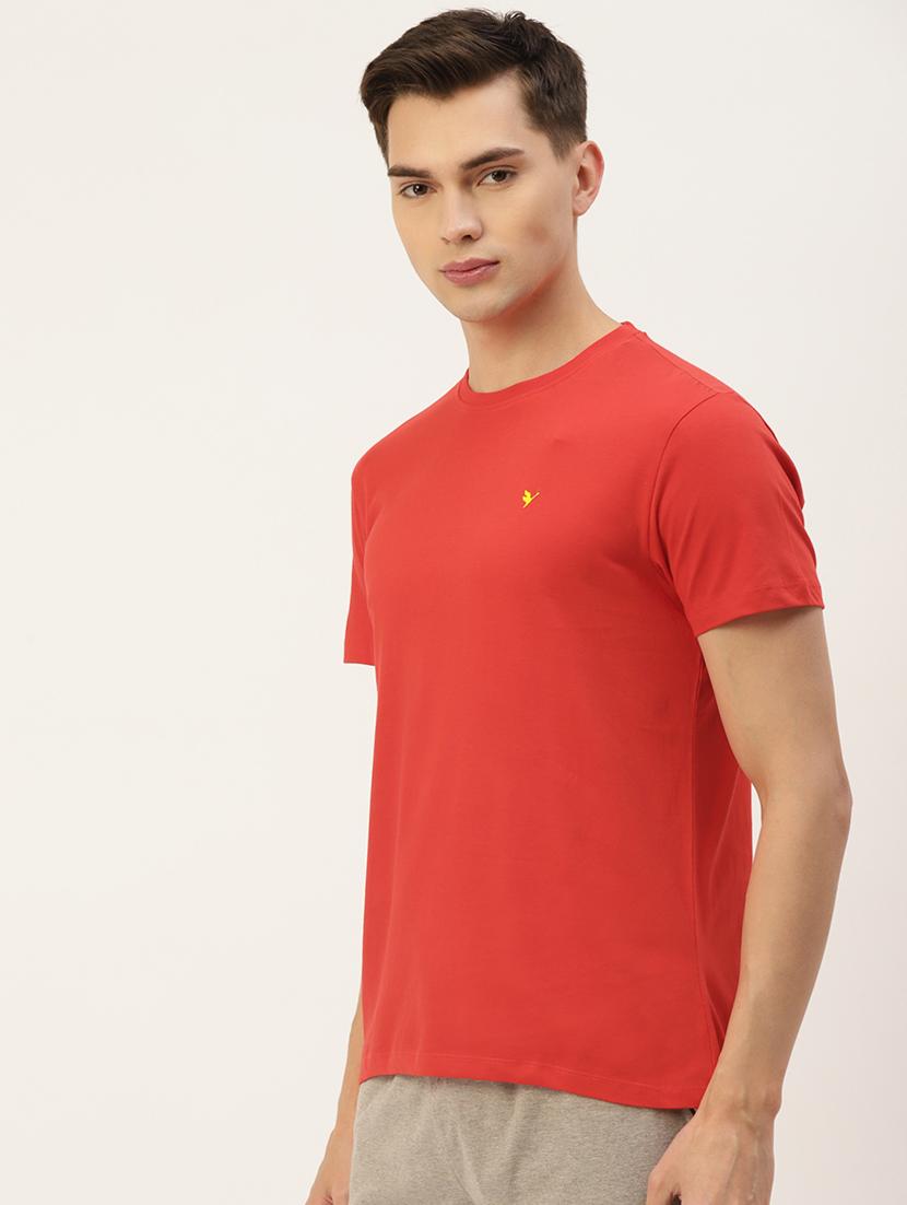 men regular fit plain short sleeve t-shirt - 21635952 - Standard Image - 1
