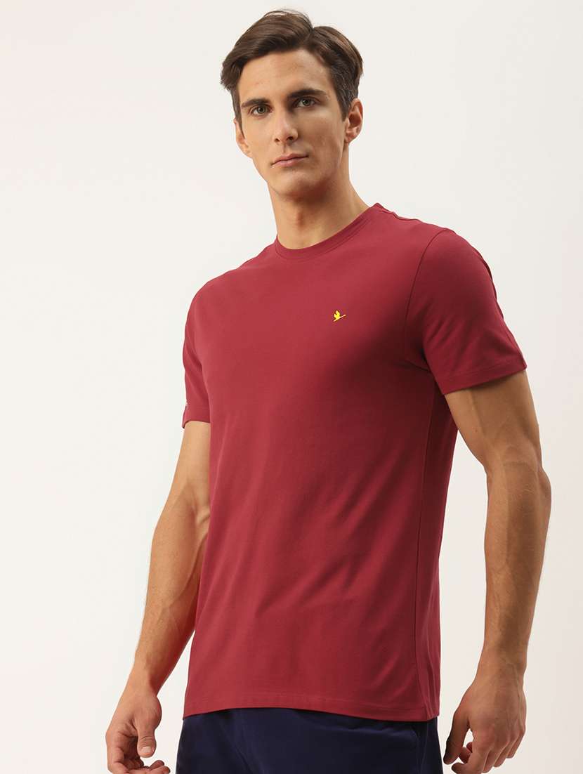 men regular fit plain short sleeve t-shirt - 21635960 -  Standard Image - 1
