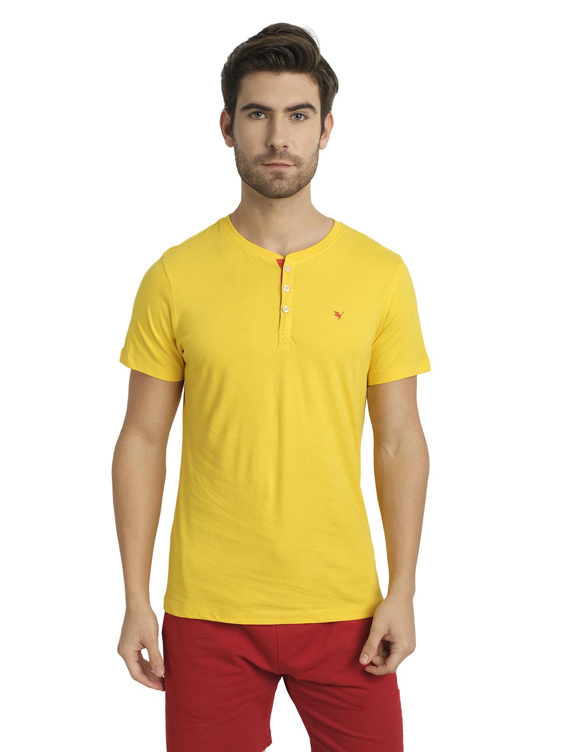 men regular fit plain short sleeve t-shirt - 21635974 -  Zoom Image - 0