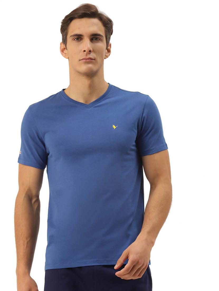 men regular fit plain short sleeve t-shirt - 21635976 - Zoom Image - 0