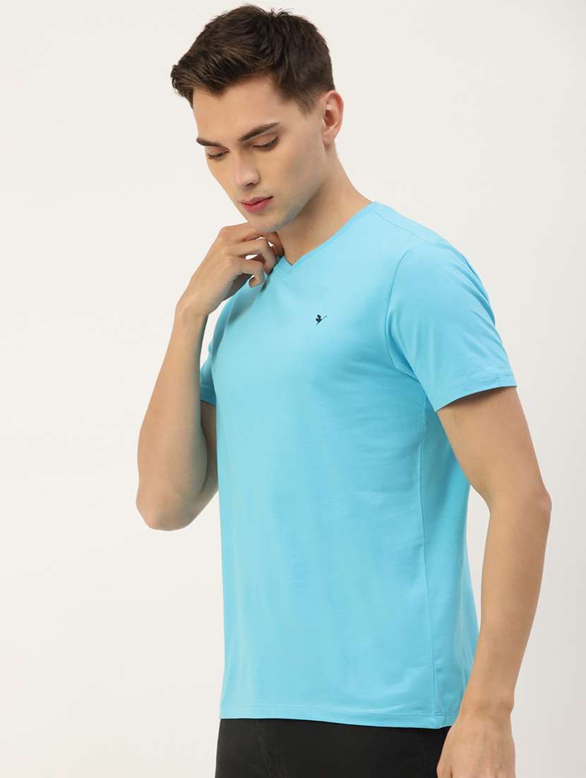 men regular fit plain short sleeve t-shirt - 21635977 -  Standard Image - 1