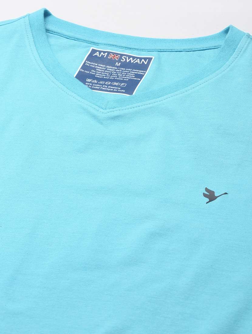 men regular fit plain short sleeve t-shirt - 21635977 -  Standard Image - 4