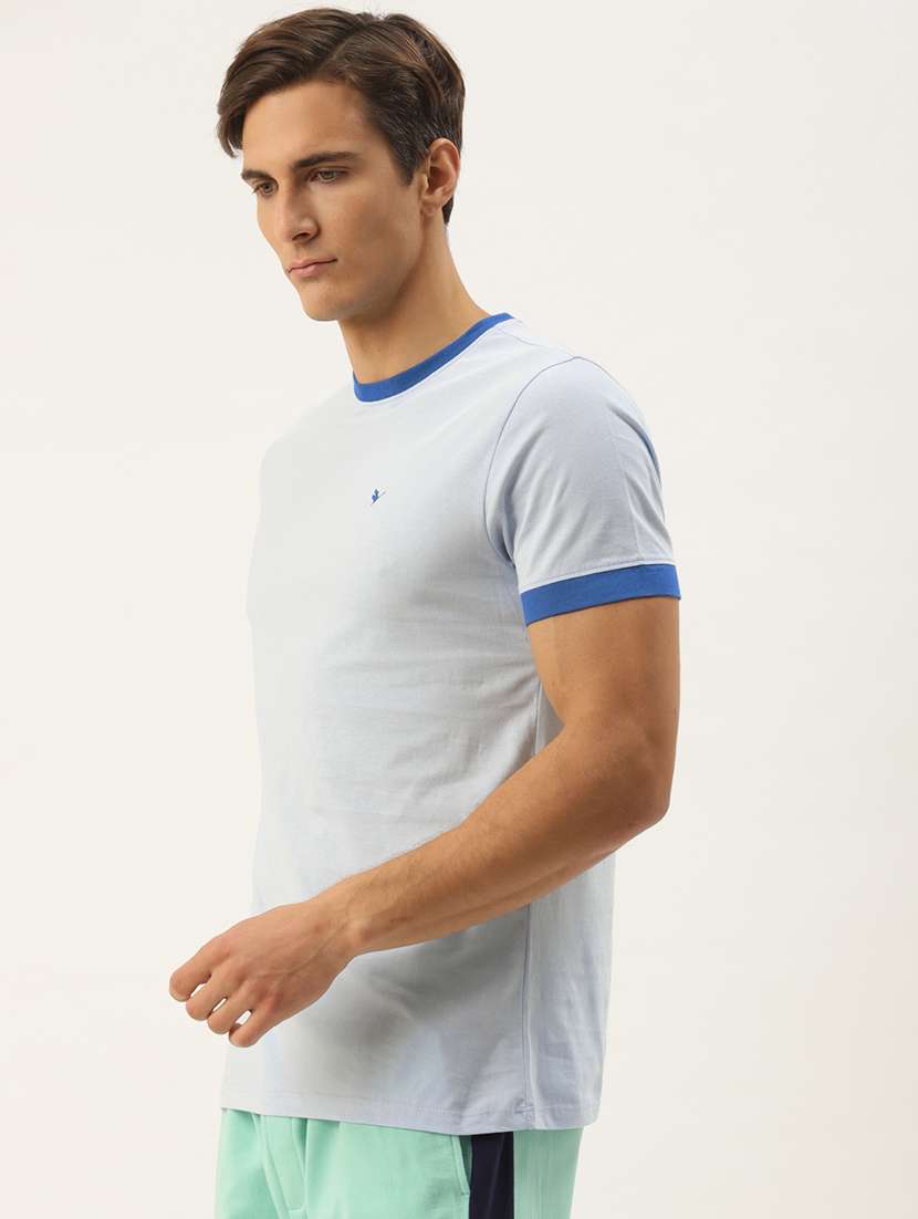 men regular fit plain short sleeve t-shirt - 21635981 - Standard Image - 1