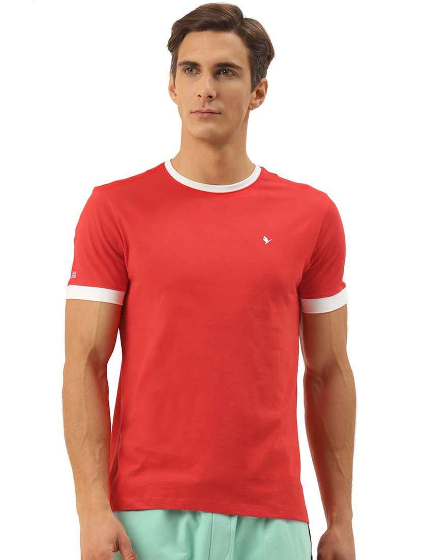 men regular fit plain short sleeve t-shirt