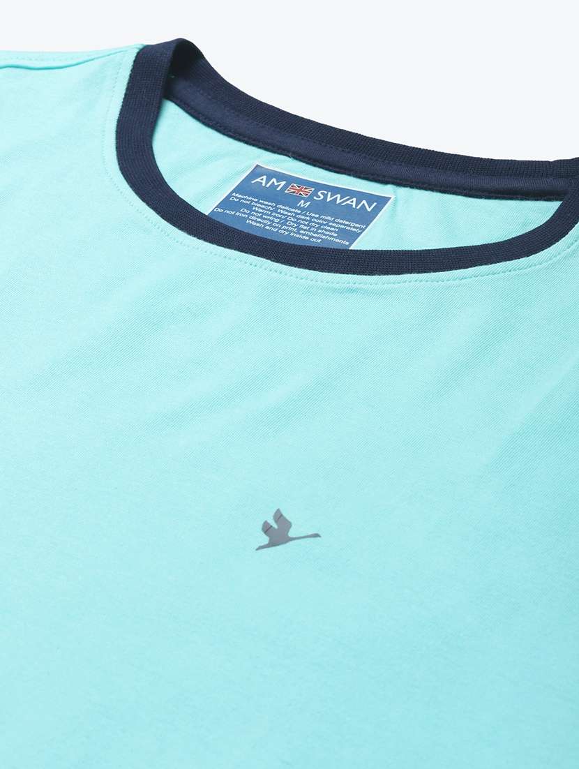 men regular fit plain short sleeve t-shirt - 21635985 -  Standard Image - 4