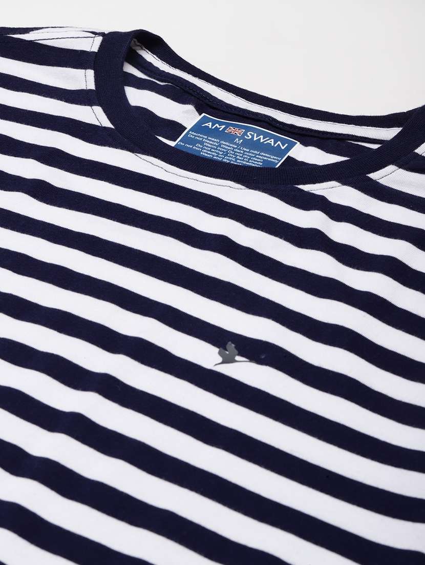 men regular fit striped short sleeve t-shirt - 21635993 - Standard Image - 4