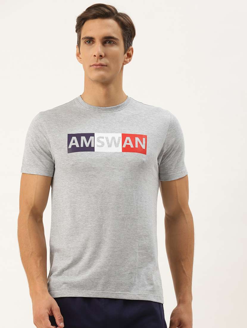 men regular fit printed short sleeve t-shirt