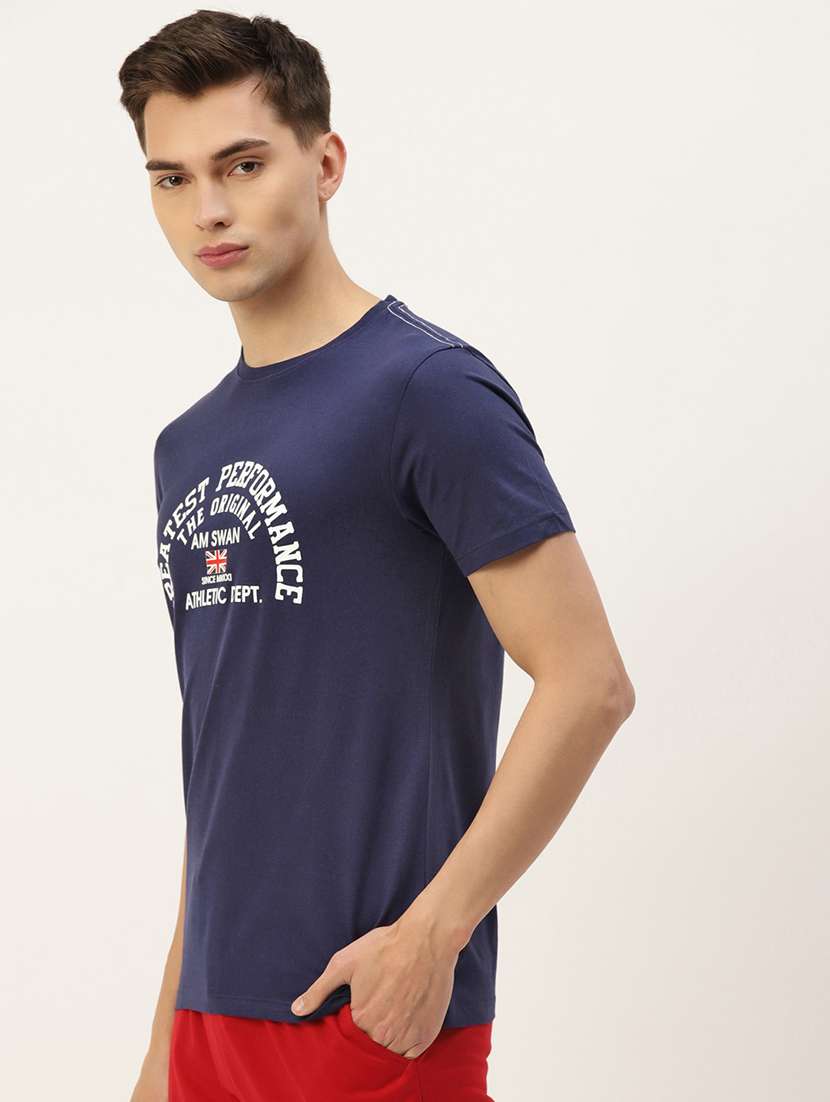 men regular fit printed short sleeve t-shirt - 21636018 -  Standard Image - 1