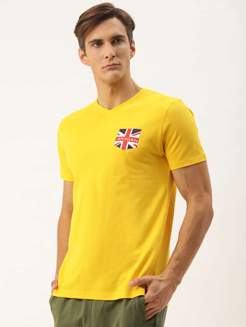 men regular fit printed short sleeve t-shirt - 21636020 -  Standard Image - 1