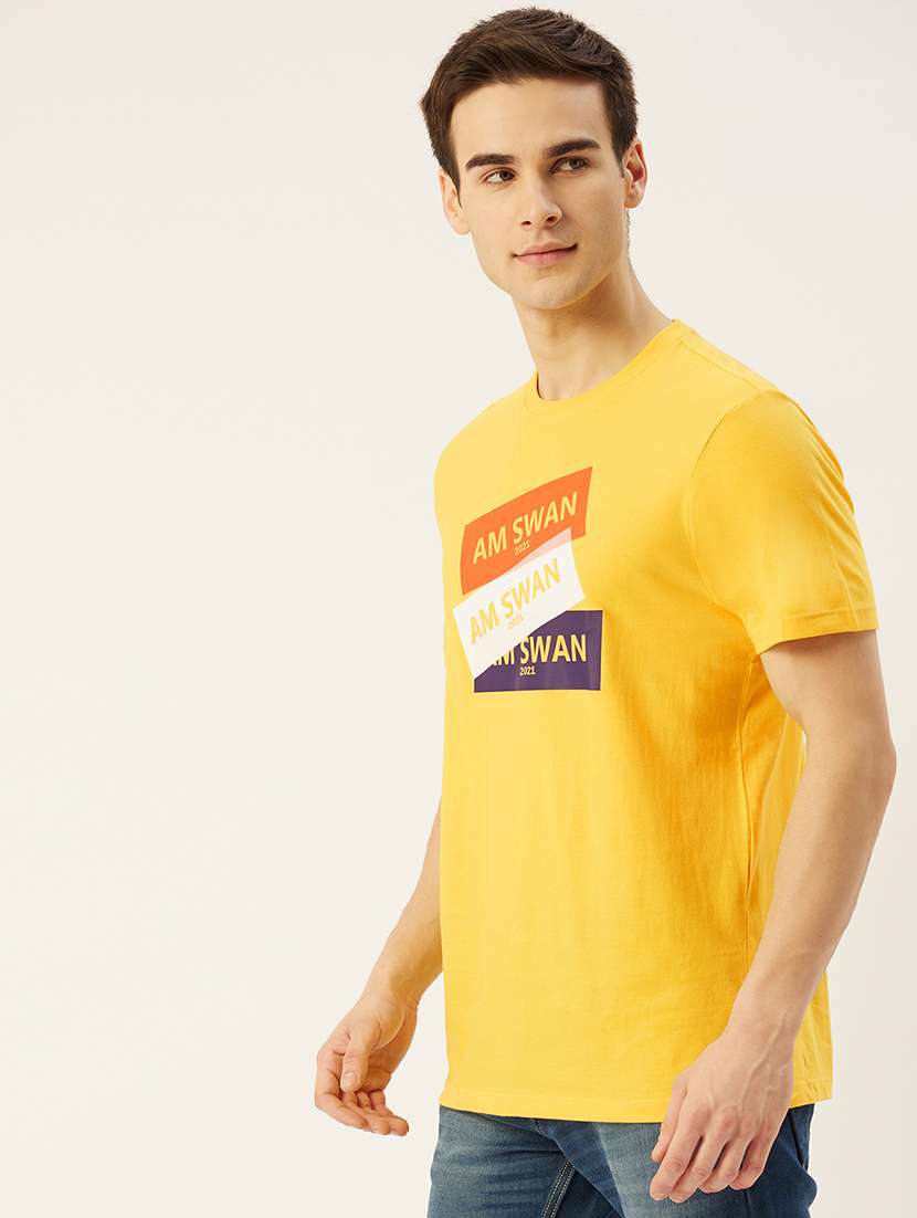 men regular fit printed short sleeve t-shirt - 21636031 -  Standard Image - 1