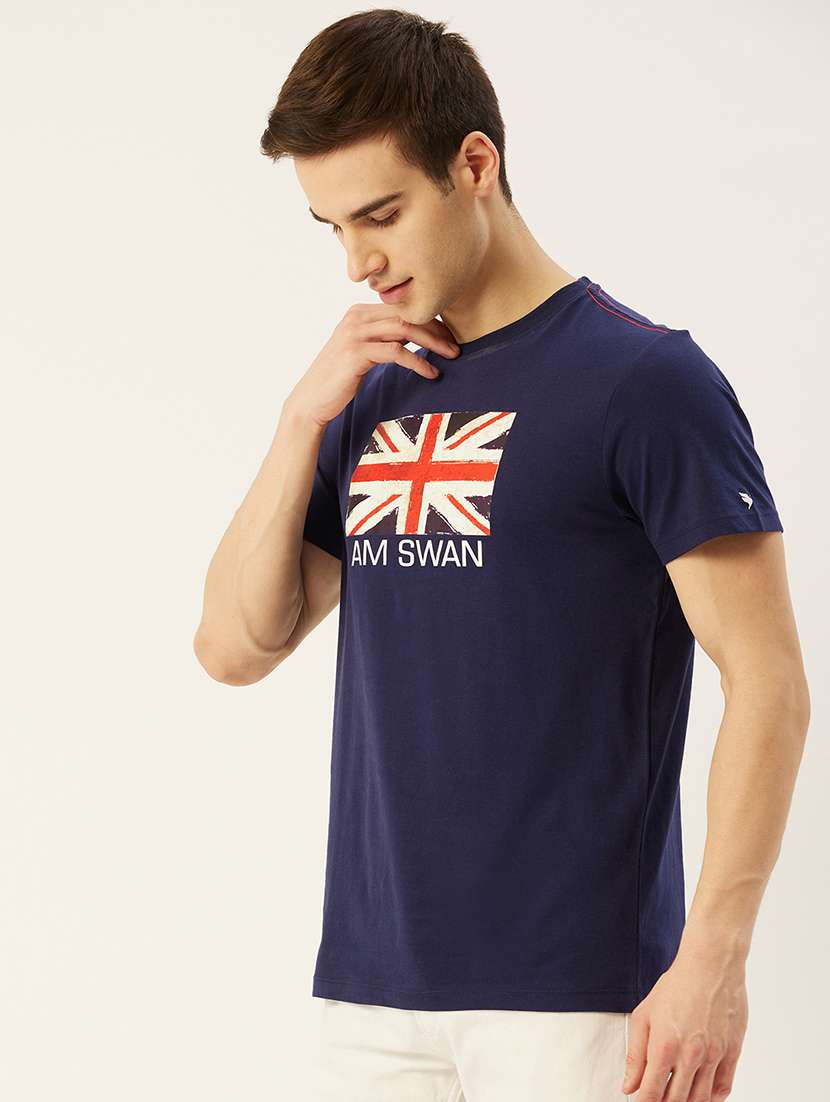 men regular fit printed short sleeve t-shirt - 21636035 -  Standard Image - 1