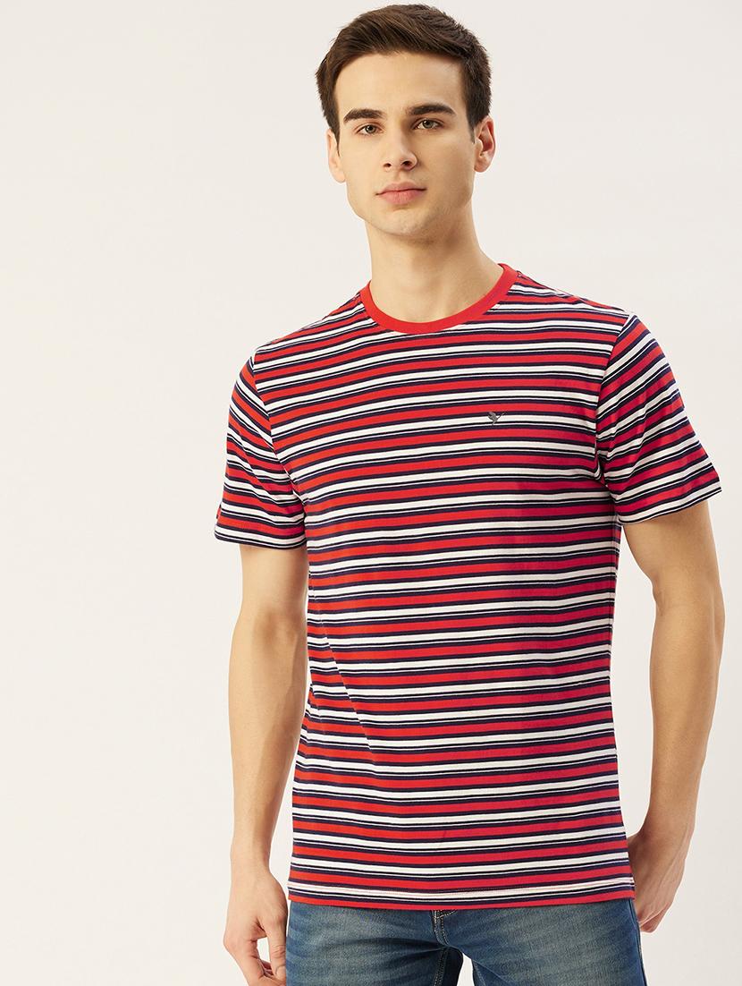 men regular fit striped short sleeve t-shirt - 21636039 - Zoom Image - 0