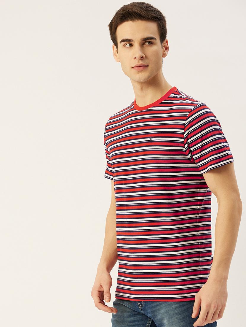 men regular fit striped short sleeve t-shirt - 21636039 -  Standard Image - 1