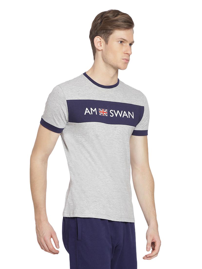 men regular fit color block short sleeve t-shirt - 21636056 -  Standard Image - 1