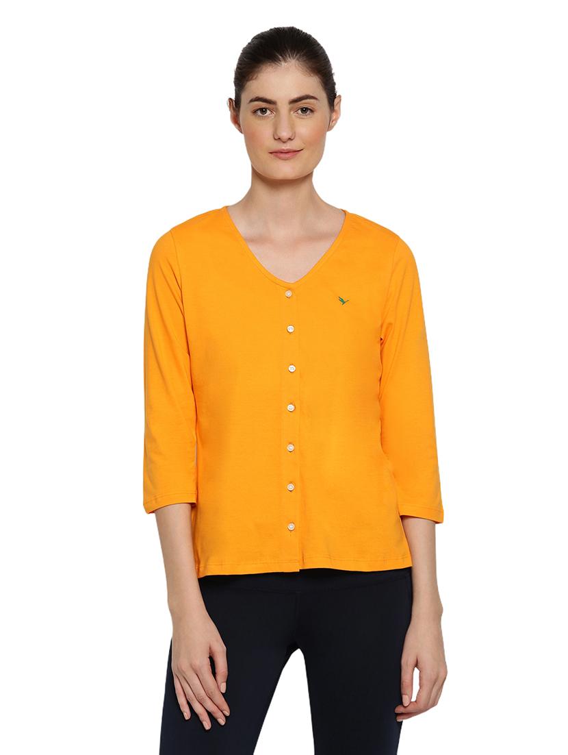 men v-neck solid regular top - 21636163 - Zoom Image - 0