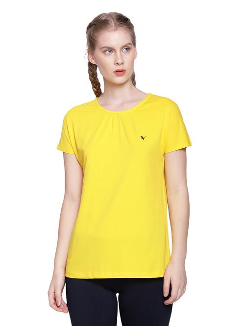 women round neck solid regular top - 21636167 - Standard Image - 0