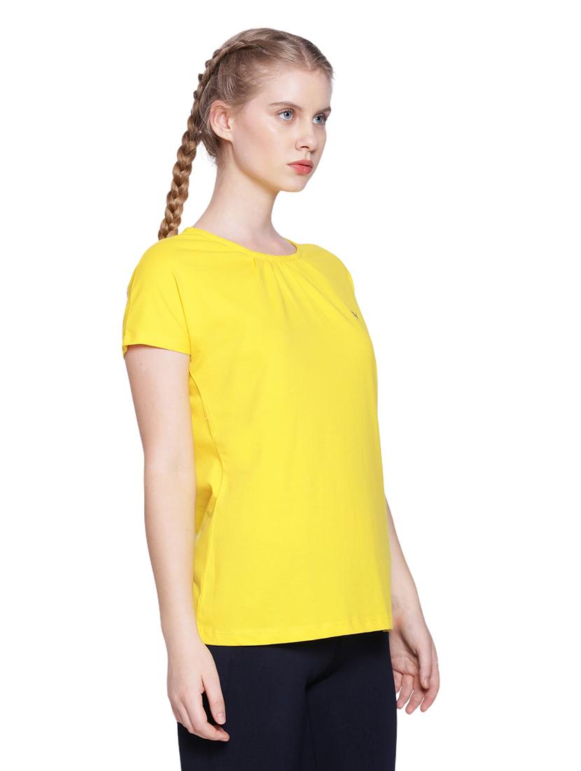 women round neck solid regular top - 21636167 -  Standard Image - 1