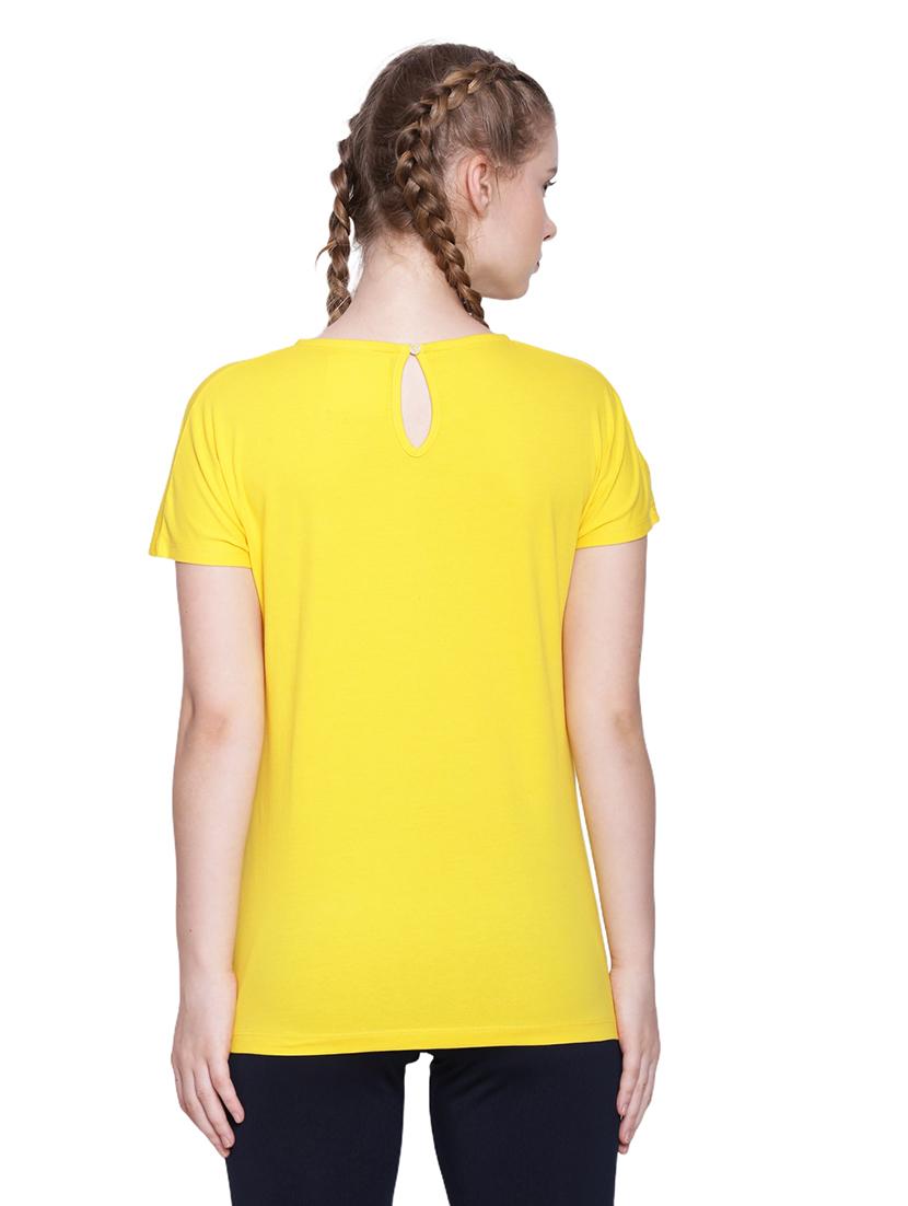 women round neck solid regular top - 21636167 - Standard Image - 4