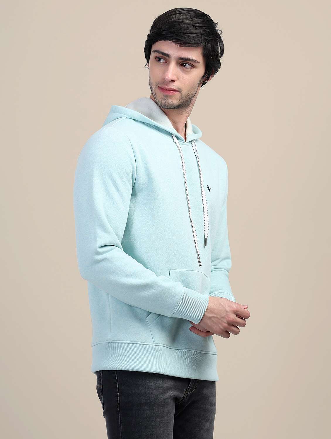 men solid long sleeve sweatshirt - 21636180 - Standard Image - 1