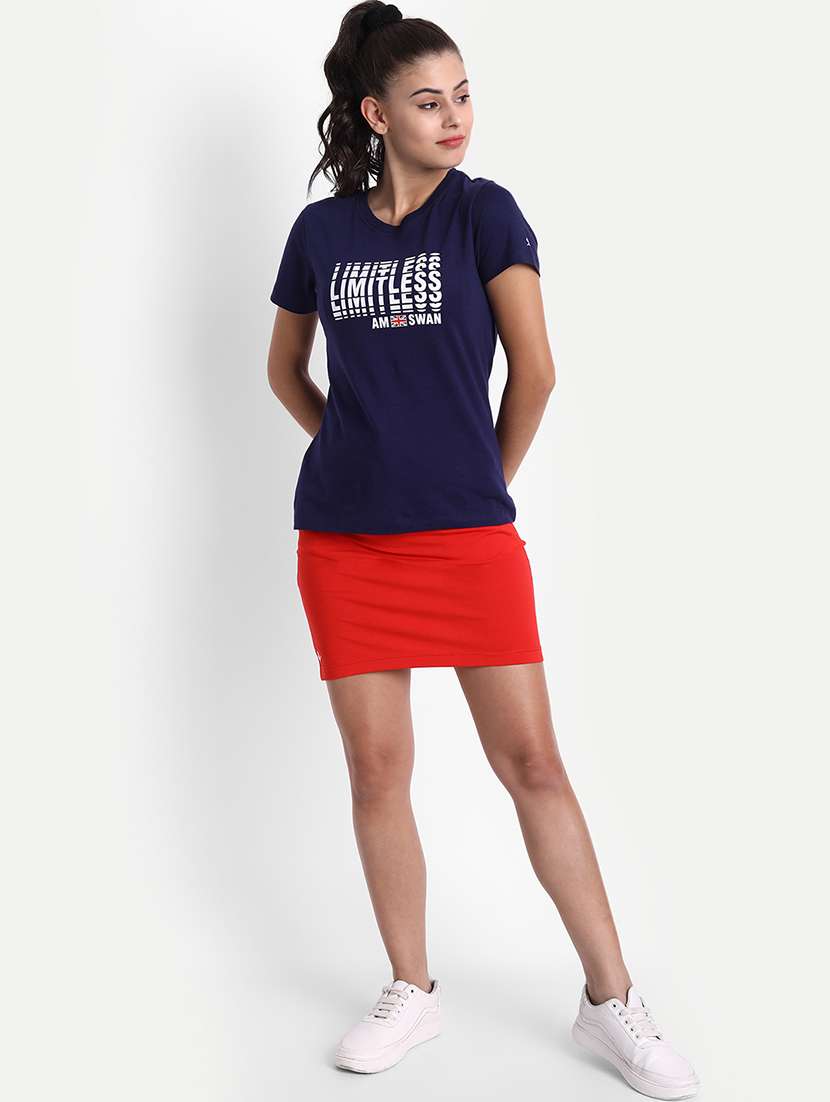 women high rise solid pencil skirt - 21636208 - Standard Image - 4