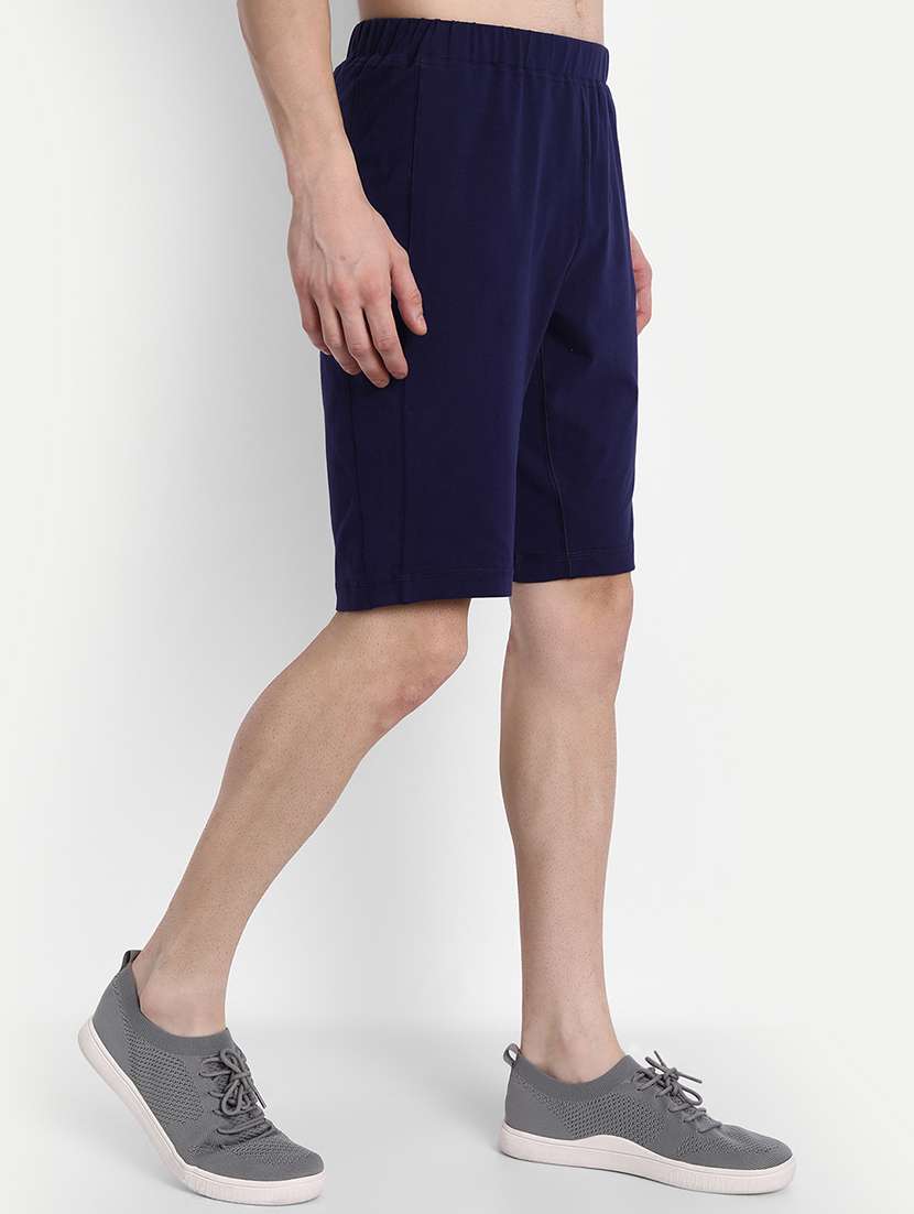 men mid rise placement print shorts - 21636218 - Standard Image - 1