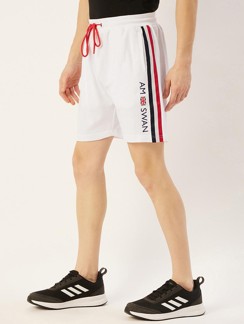 white cotton shorts - 21636229 - Standard Image - 1
