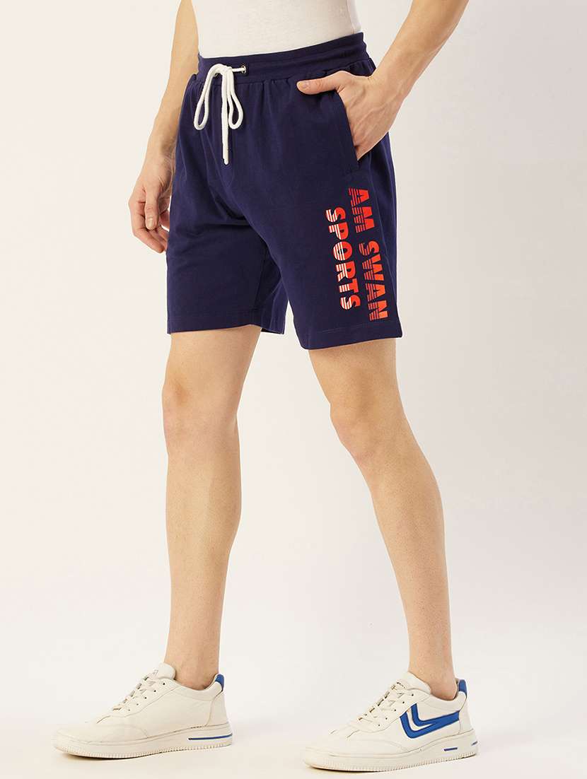 men placement print mid rise shorts - 21636235 -  Standard Image - 1