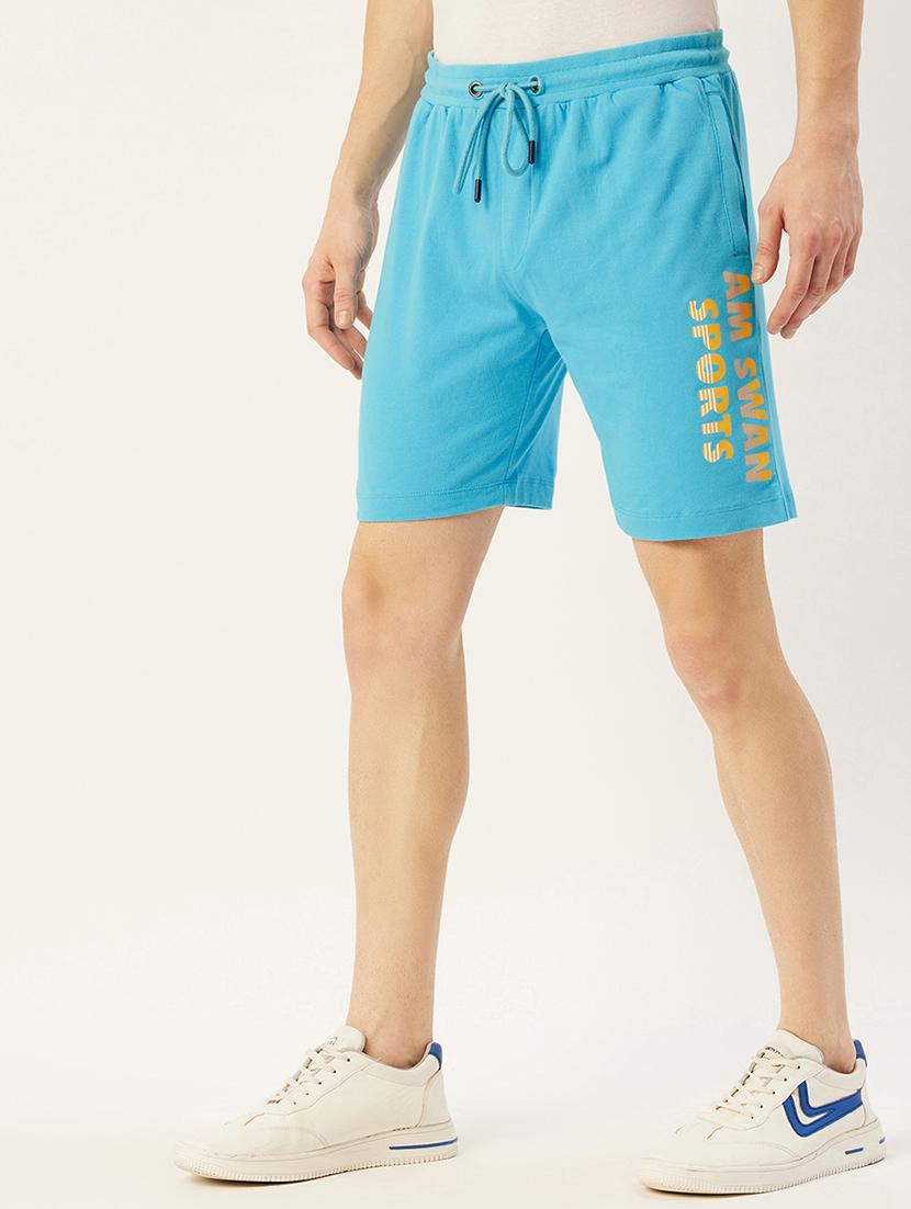 men mid rise placement print shorts - 21636236 -  Standard Image - 1