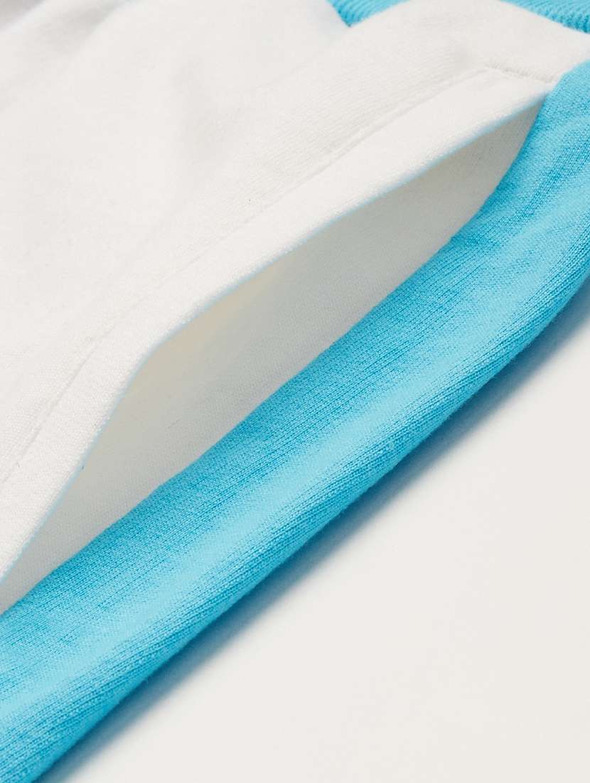 men mid rise color block shorts - 21636238 -  Standard Image - 4