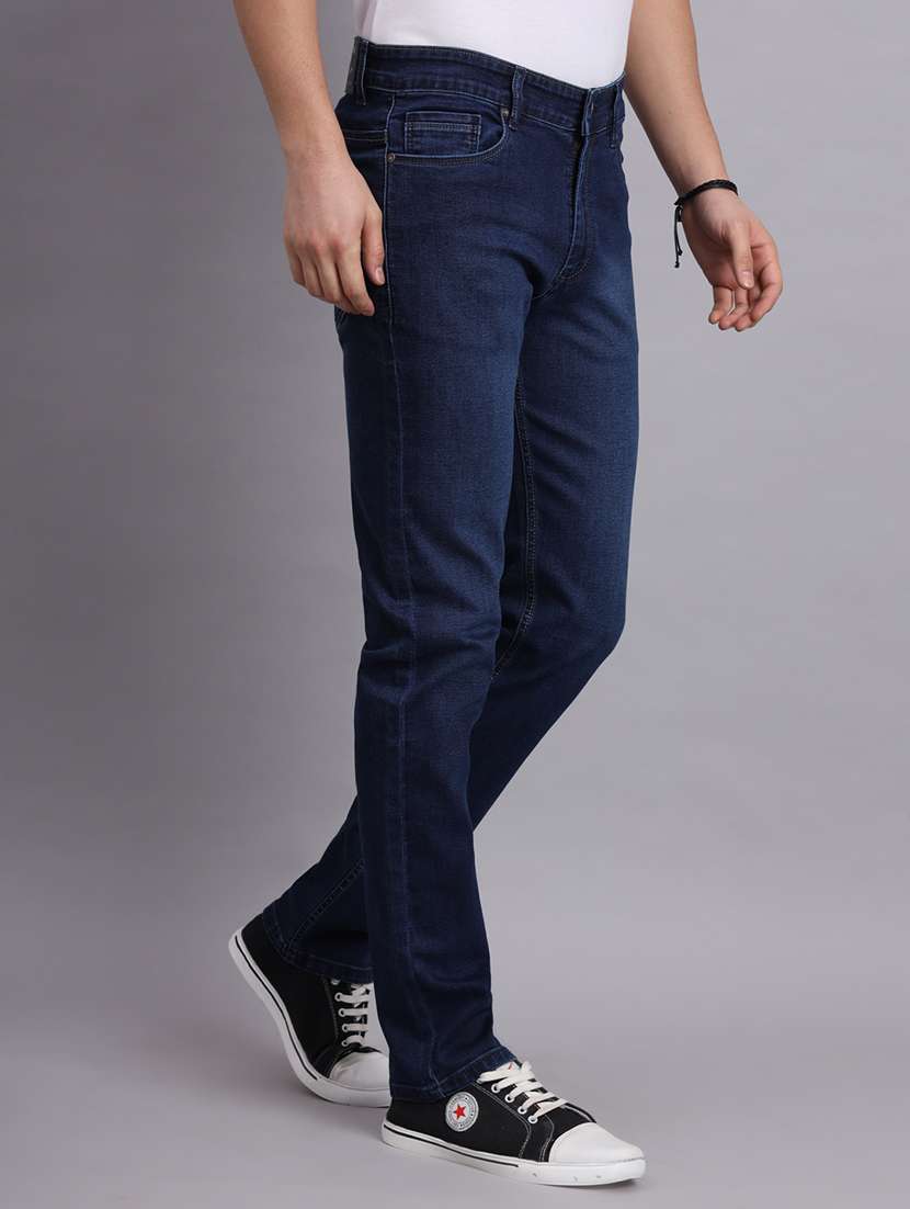 men mid rise denim plain jean - 21636253 -  Standard Image - 1