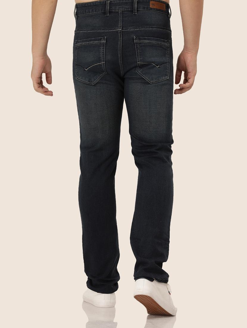 men plain mid rise denim jeans - 21636286 - Standard Image - 1