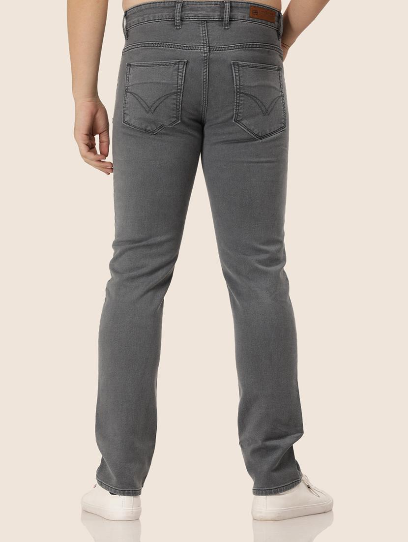 men plain mid rise denim jeans - 21636287 - Standard Image - 1