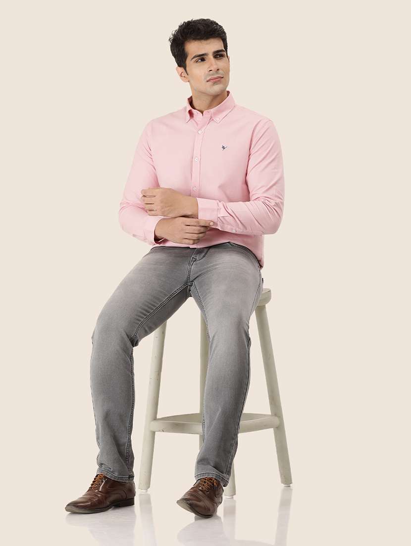 Men Plain Mid Rise Denim Jeans