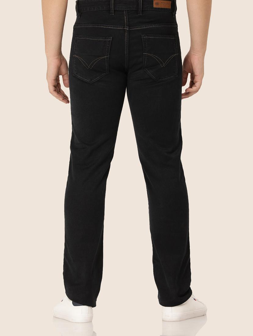 men plain mid rise denim jeans - 21636292 -  Standard Image - 1